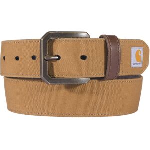 Carhartt Men's Casual Rugged Canvas Belts Brown 44 Carhartt Men's Casual Rugged Canvas Belts Brown 44