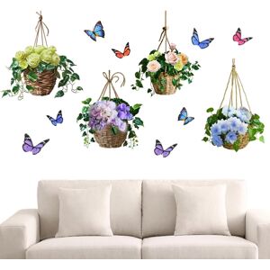Unbranded Floral Wall Stickers,2X Waterproof Peel and Stick Butterfly Wall Decals - Remova Unbranded Floral Wall Stickers,2X Waterproof Peel and Stick Butterfly Wall Decals - Remova