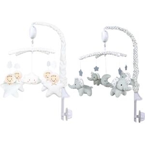 Unbranded (2pc) Baby Crib Mobile Toy, Hanging Rotating Plush Toy, Wind-Up Animals Nursery Unbranded (2pc) Baby Crib Mobile Toy, Hanging Rotating Plush Toy, Wind-Up Animals Nursery