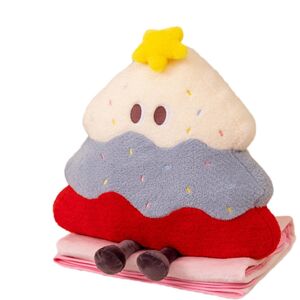 Unbranded (Red) Cotton Doll Toys,Soft Cake Shape Sofa Couch Cushion Toy with Blanket - Cut Unbranded (Red) Cotton Doll Toys,Soft Cake Shape Sofa Couch Cushion Toy with Blanket - Cut