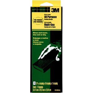 3M Sanding Sponge Extra Large Area 3.3-in x 9-in Medium 3M Sanding Sponge Extra Large Area 3.3-in x 9-in Medium
