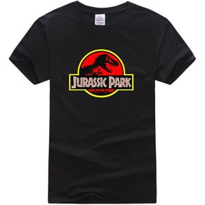 Unbranded (Black, Tag2XL=US L) Jurassic Mens Park Original Movie Logo Trex Dinosaur Mens T Unbranded (Black, Tag2XL=US L) Jurassic Mens Park Original Movie Logo Trex Dinosaur Mens T