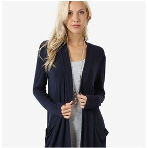 Unbranded (Navy, M) Women Autumn Winter Cardigans Casual Warm Coat Midlength Knitted Outer Unbranded (Navy, M) Women Autumn Winter Cardigans Casual Warm Coat Midlength Knitted Outer