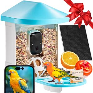 VEVOR Smart Bird Feeder Camera with 3 Solar Panels Solar Powered Wireless Camer VEVOR Smart Bird Feeder Camera with 3 Solar Panels Solar Powered Wireless Camer