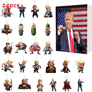 Unbranded (Style B) Christmas Trump Donald Blind Box Advent Calendar Pendant 24 Countdown Unbranded (Style B) Christmas Trump Donald Blind Box Advent Calendar Pendant 24 Countdown