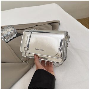 Unbranded (Silver) Fashionable Small Minimalist Square Bag Unique Street Style Crossbody P Unbranded (Silver) Fashionable Small Minimalist Square Bag Unique Street Style Crossbody P