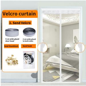 Unbranded (The White Stripes, 145x255cm(57x100inch)) Magnetic mosquito net door, insect re Unbranded (The White Stripes, 145x255cm(57x100inch)) Magnetic mosquito net door, insect re