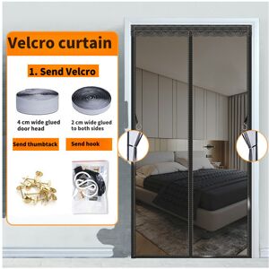 Unbranded (Pure Black, 145x205cm(57x80inch)) Magnetic mosquito net door, insect repellent Unbranded (Pure Black, 145x205cm(57x80inch)) Magnetic mosquito net door, insect repellent