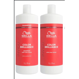 Wella INVIGO Color Brilliance Color Protection Coarse Shampoo 1000ml and Vibrant Wella INVIGO Color Brilliance Color Protection Coarse Shampoo 1000ml and Vibrant