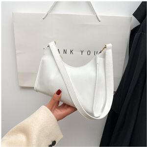 Unbranded (White) New Underarm Chic Bag French Minimalist Style Quilted Small Handbag Unbranded (White) New Underarm Chic Bag French Minimalist Style Quilted Small Handbag