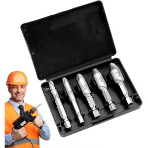 Unbranded Damaged Screw Extractor Set 5-Pieces Extracting Tool for Damaged Bolt Removal Unbranded Damaged Screw Extractor Set 5-Pieces Extracting Tool for Damaged Bolt Removal