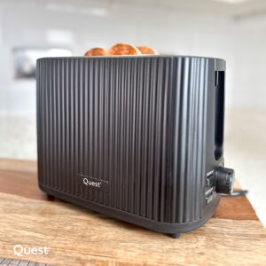 Garmin (Black) Quest 2 Slice Toasters / Modern Grooved Design / 7 Browning Levels / Reh Garmin (Black) Quest 2 Slice Toasters / Modern Grooved Design / 7 Browning Levels / Reh