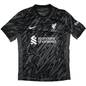 Nike (XS) 2024-2025 Liverpool Home Goalkeeper Shirt (Black) Nike (XS) 2024-2025 Liverpool Home Goalkeeper Shirt (Black)