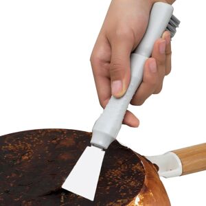 Unbranded (Straight Head) Kitchen Scraper Tool - 2-in-1 Cooktop Cleaning Double Head Scrap Unbranded (Straight Head) Kitchen Scraper Tool - 2-in-1 Cooktop Cleaning Double Head Scrap