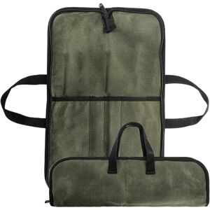 Unbranded (Army Green) Knives Roll Bag Outdoor Cutlery Storage Pouch Waxed Canvas Port Unbranded (Army Green) Knives Roll Bag Outdoor Cutlery Storage Pouch Waxed Canvas Port
