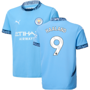 Puma (MB) 2024-2025 Man City Home Shirt (Kids) (Haaland 9) Puma (MB) 2024-2025 Man City Home Shirt (Kids) (Haaland 9)