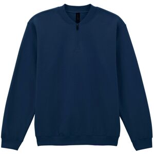 (L, Navy) Gildan Unisex Adult Softstyle Midweight Quarter Zip Sweatshirt (L, Navy) Gildan Unisex Adult Softstyle Midweight Quarter Zip Sweatshirt