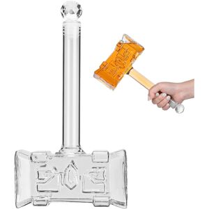 Unbranded Liquor Decanter 400ml Hammer Whiskey Decanter with Airtight Stopper - Alcohol Unbranded Liquor Decanter 400ml Hammer Whiskey Decanter with Airtight Stopper - Alcohol