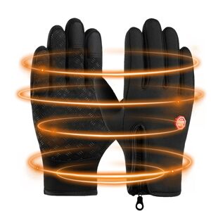 Unbranded (L, Black) Snowboarding Gloves, Windproof Waterproof Touch Screen Gloves, Zipper Unbranded (L, Black) Snowboarding Gloves, Windproof Waterproof Touch Screen Gloves, Zipper