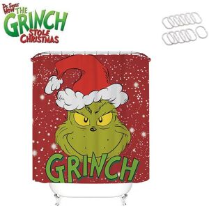 Unbranded (Red, 180x180cm) Curtain Christmas Shower How The Grinch Stole Christmas With Wa Unbranded (Red, 180x180cm) Curtain Christmas Shower How The Grinch Stole Christmas With Wa