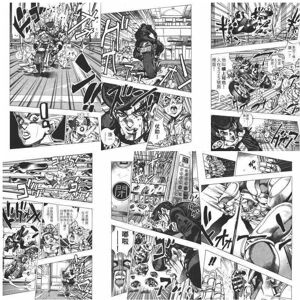 Unbranded (JOJO's Bizarre Adventure, 100 Papers) Japanese Anime Popular Selfadhesive Wall Unbranded (JOJO's Bizarre Adventure, 100 Papers) Japanese Anime Popular Selfadhesive Wall