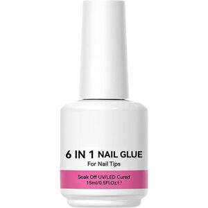 Unbranded Nail Gel Builder Strengthener Glue,6-in-1 Building Gel Primer Strengthener Ext Unbranded Nail Gel Builder Strengthener Glue,6-in-1 Building Gel Primer Strengthener Ext