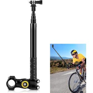 Unbranded Motorcycle Bicycle Handlebar Clamp Mount with Extension Rod for DJI Osmo Action Unbranded Motorcycle Bicycle Handlebar Clamp Mount with Extension Rod for DJI Osmo Action