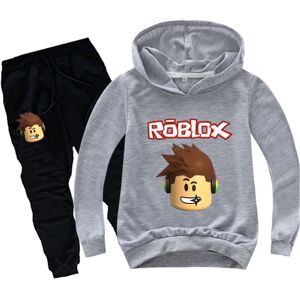 Unbranded (Gray, 140cm) Hoodie Roblox Children Set Pants Boys Long Sleeve Cartoons Tracksu Unbranded (Gray, 140cm) Hoodie Roblox Children Set Pants Boys Long Sleeve Cartoons Tracksu