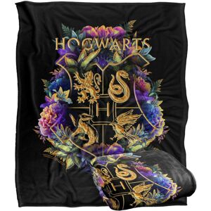 Harry Potter Hogwarts Floral Blanket Harry Potter Hogwarts Floral Blanket