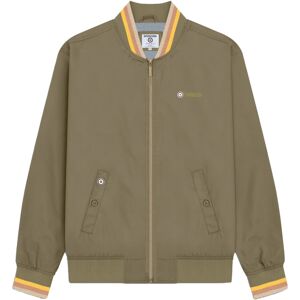 (S, Gold/Tobacco/Cream/Khaki) Lambretta Mens Monkey Triple Tipped Jacket (S, Gold/Tobacco/Cream/Khaki) Lambretta Mens Monkey Triple Tipped Jacket