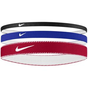 (One Size, Red/Blue/Black) Nike Classic Mixed Flexible Headband (Pack of 3) (One Size, Red/Blue/Black) Nike Classic Mixed Flexible Headband (Pack of 3)