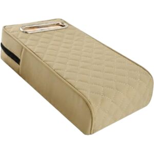 Unbranded (Beige) Center Console Pad, Armrest Box Cushion, Armrest Cover Cushion with Tiss Unbranded (Beige) Center Console Pad, Armrest Box Cushion, Armrest Cover Cushion with Tiss