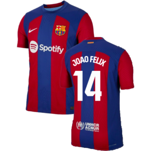 Nike (XXL) 2023-2024 Barcelona Authentic Home Shirt (Joao Felix 14) Nike (XXL) 2023-2024 Barcelona Authentic Home Shirt (Joao Felix 14)
