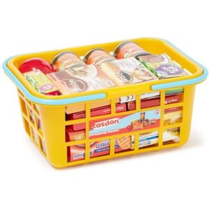 Casdon 62801.AMA002 Colourful Toy Shopping Basket for Children Aged 2+ Comes w Casdon 62801.AMA002 Colourful Toy Shopping Basket for Children Aged 2+ Comes w
