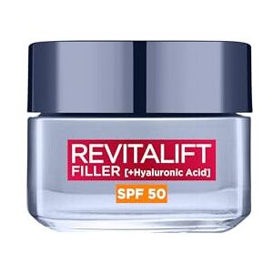 L’Oréal Paris L?Or?al Paris Revitalift Filler Deep Replumping Anti-Ageing SPF50 Cream, UV Prot L’Oréal Paris L?Or?al Paris Revitalift Filler Deep Replumping Anti-Ageing SPF50 Cream, UV Prot