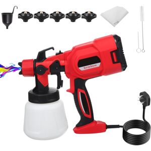 TriLine Paint Sprayer Gun, 650W DIY Electric HVLP Handheld Spray, 900ML Detachab TriLine Paint Sprayer Gun, 650W DIY Electric HVLP Handheld Spray, 900ML Detachab