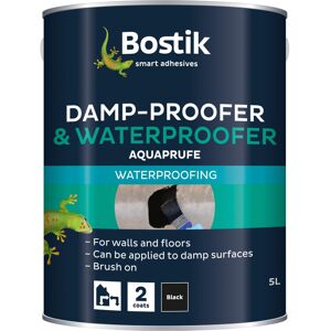 Bostik Aquaprufe Damp Proofer & Waterproofer, Can be applied to wet surfaces, Interior Bostik Aquaprufe Damp Proofer & Waterproofer, Can be applied to wet surfaces, Interior