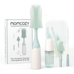 Momcozy Innovative Baby Bottle Brush Set, Press-to-foam Design for Ease of Clean Momcozy Innovative Baby Bottle Brush Set, Press-to-foam Design for Ease of Clean