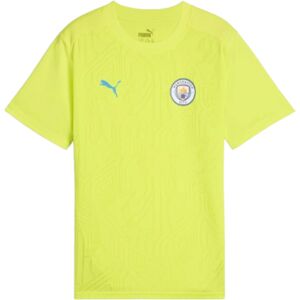 Puma (XLB) 2024-2025 Man City Training Shirt (Yellow Glow) - Kids Puma (XLB) 2024-2025 Man City Training Shirt (Yellow Glow) - Kids