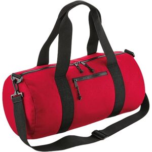 (One Size, Classic Red) Bagbase Barrel Recycled Duffle Bag (One Size, Classic Red) Bagbase Barrel Recycled Duffle Bag
