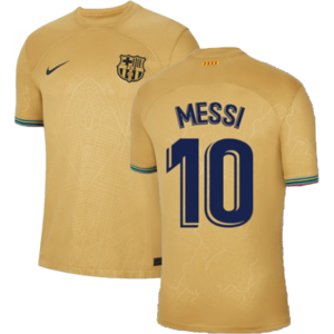 Nike (S) 2022-2023 Barcelona Away Shirt (MESSI 10) Nike (S) 2022-2023 Barcelona Away Shirt (MESSI 10)
