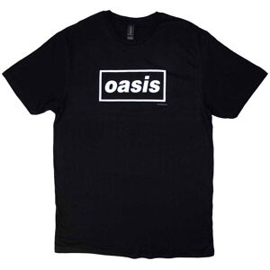 (M, Black) Oasis Decca Band Logo T Shirt (M, Black) Oasis Decca Band Logo T Shirt