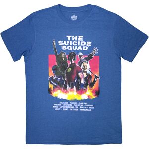 (XL, Blue) Suicide Squad Movie Poster DC Comics T Shirt (XL, Blue) Suicide Squad Movie Poster DC Comics T Shirt