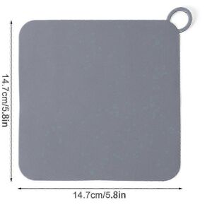 Unbranded (14.7*14.7cm, Gray) Silicone Square Drain Cover Sink Stopper Plug Bathroom Floor Unbranded (14.7*14.7cm, Gray) Silicone Square Drain Cover Sink Stopper Plug Bathroom Floor