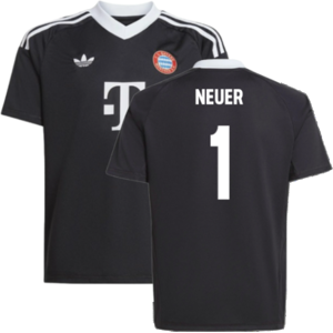 adidas (LB) 2024-2025 Bayern Munich Third Goalkeeper Shirt (Black) - Kids (Neuer 1) adidas (LB) 2024-2025 Bayern Munich Third Goalkeeper Shirt (Black) - Kids (Neuer 1)