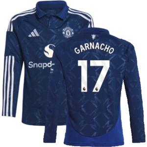 adidas (MB) 2024-2025 Man Utd Long Sleeve Away Shirt (Kids) (Garnacho 17) adidas (MB) 2024-2025 Man Utd Long Sleeve Away Shirt (Kids) (Garnacho 17)