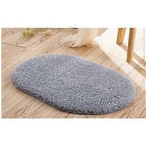 Unbranded (40*60, Gray) JWL-Bathroom Mats Foam Bath Rug Ellipse Mats Anti-Slip Soft Water Unbranded (40*60, Gray) JWL-Bathroom Mats Foam Bath Rug Ellipse Mats Anti-Slip Soft Water