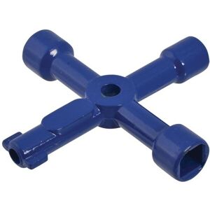 Faithfull 4-way Services Utility Meter Key Faithfull 4-way Services Utility Meter Key
