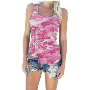 Unbranded (3XL, Pink) Women Camouflage Tank Tops Sleeveless T-shirt Sport Vest Tops Unbranded (3XL, Pink) Women Camouflage Tank Tops Sleeveless T-shirt Sport Vest Tops