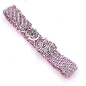 Unbranded (Pink) Kids Adjustable Elastic Belts For Toddler Stretch Waist Stripe Belts For Unbranded (Pink) Kids Adjustable Elastic Belts For Toddler Stretch Waist Stripe Belts For